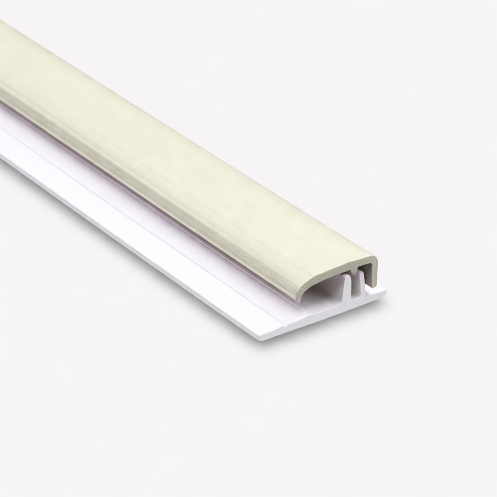 Ivory Satin Hygienic Wall Cladding 2-Part Capping 3.05m image